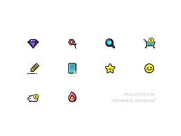 一些MBE 的outline风格icon和启动页