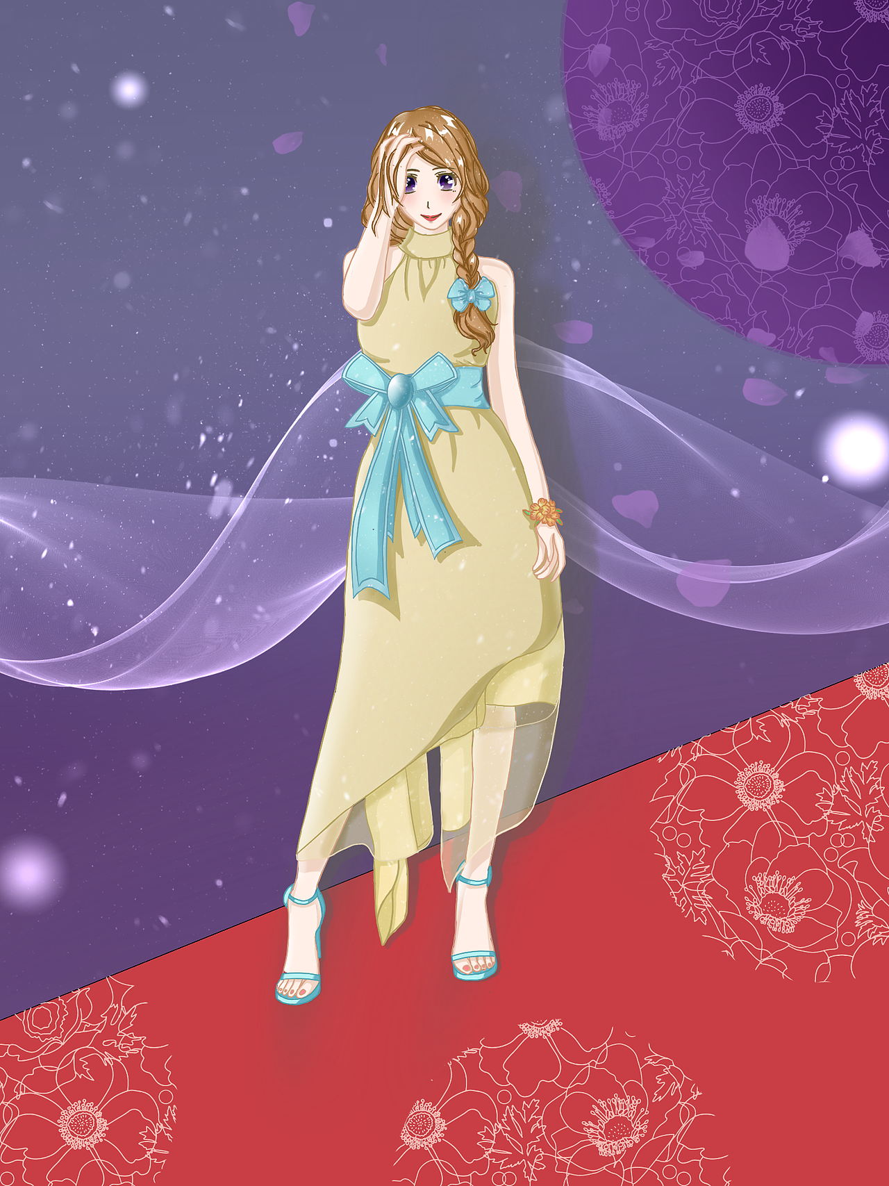 单人立绘（图ZMjc2OTUzNTMy） - 创作习作 - 站酷设计师一抹红玉原创素材 - 站酷ZCOOL