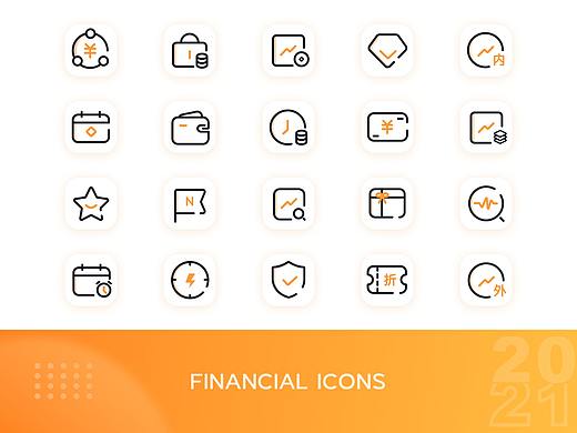 金融类线型icon