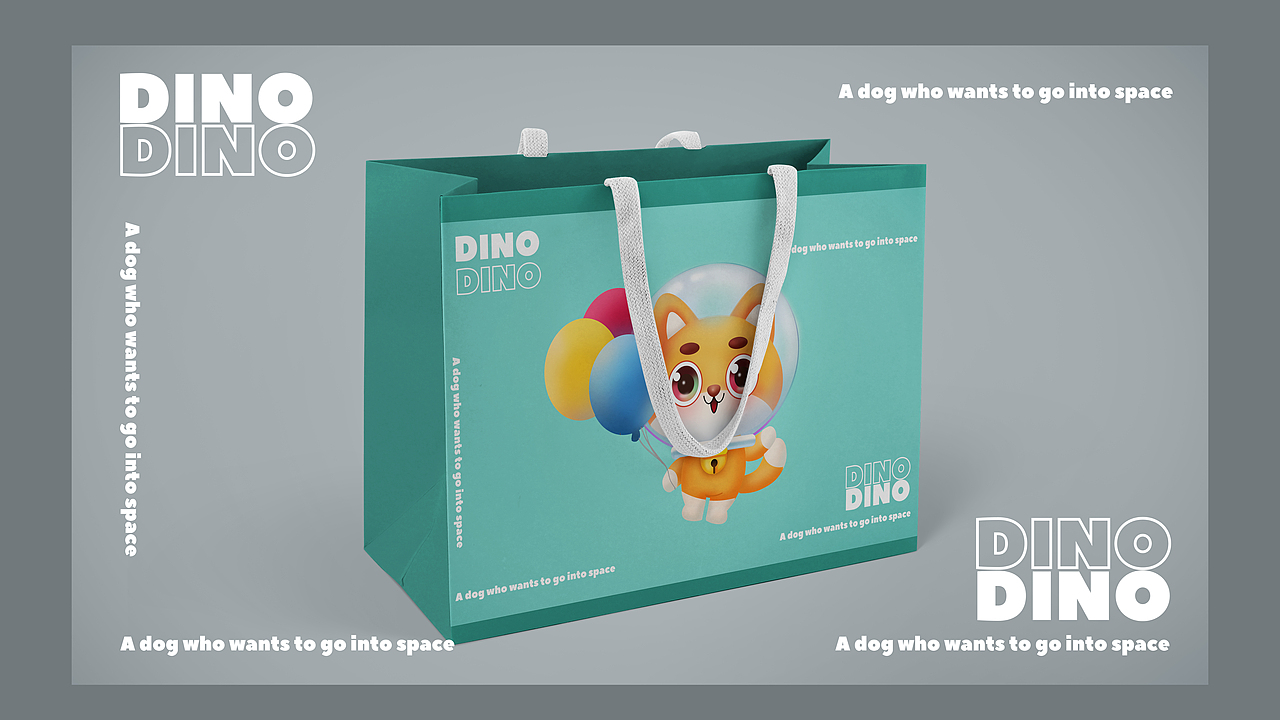 太空狗——迪诺（DINO）（图ZMjg2MDE1MTY4） - IP形象 - 站酷设计师超慢闪电原创素材 - 站酷ZCOOL