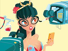 矢量插画临摹练习