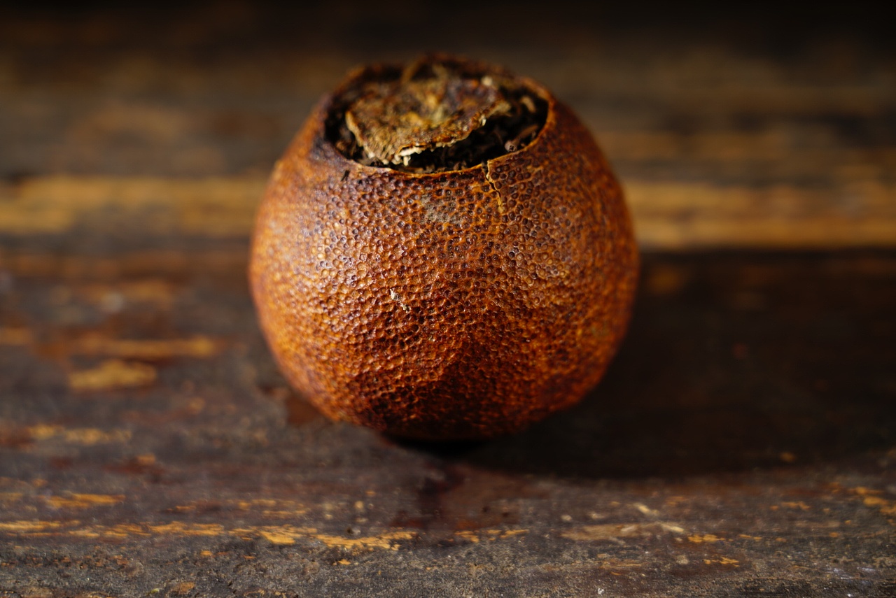 茗时今柑普茶 陈皮普洱茶 桔普茶 创新中国茶 茶文化