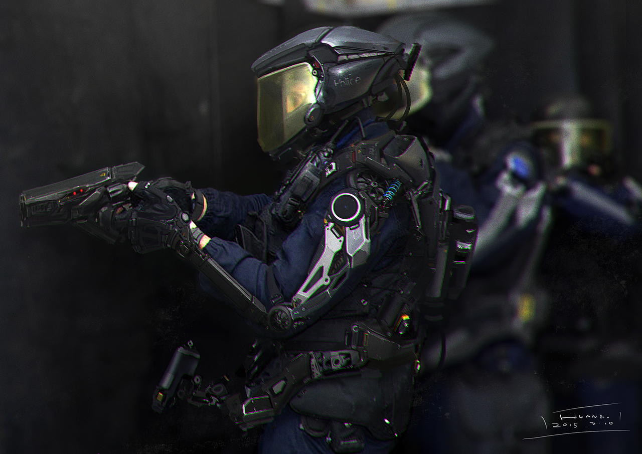 Policeman（图ZMjU0NjU4ODg=） - 概念设定 - 站酷设计师oooisu原创素材 - 站酷ZCOOL