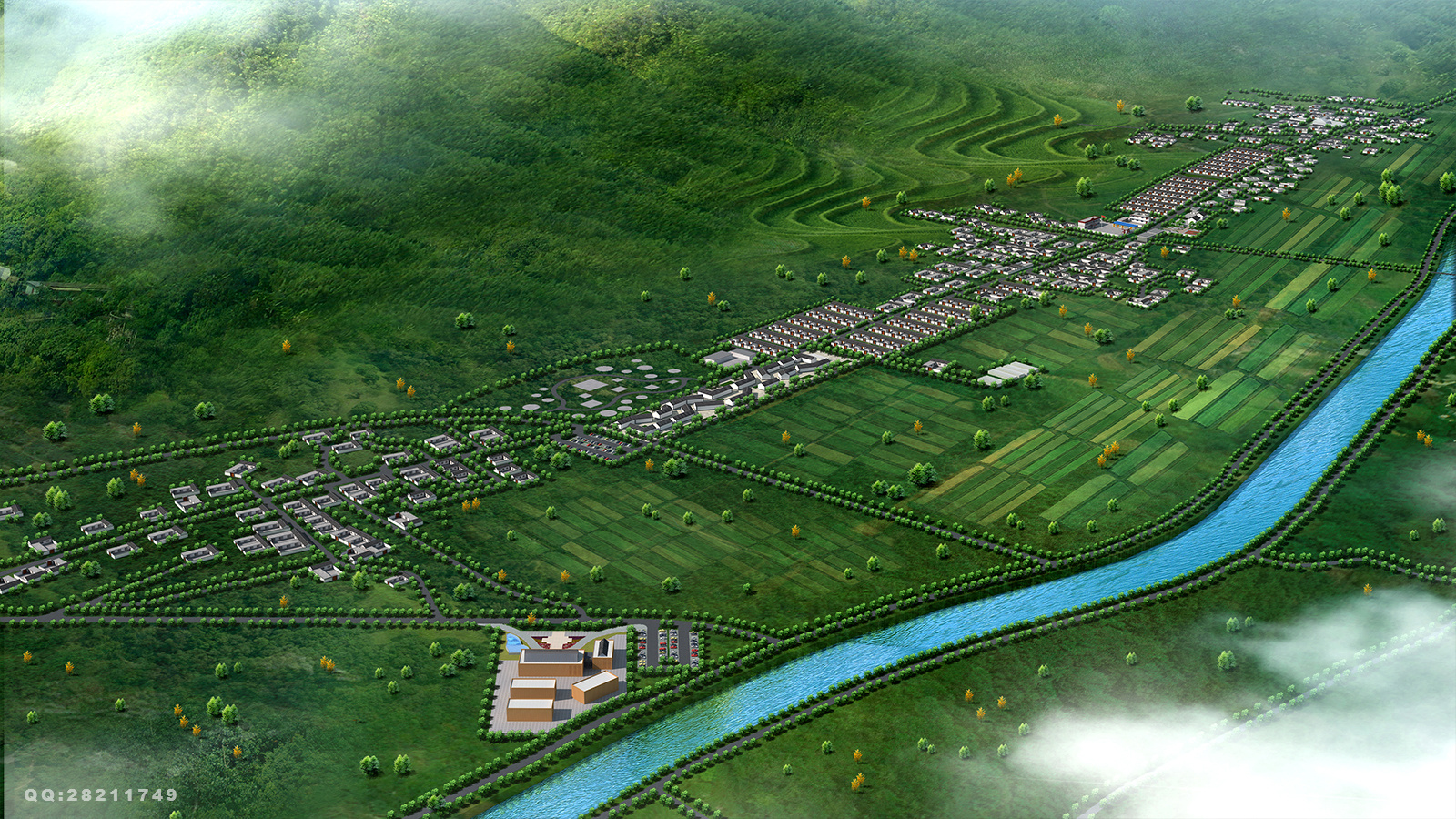 鸟瞰|三维|场景|灵乱 - 原创作品 - 站酷 (zcool)