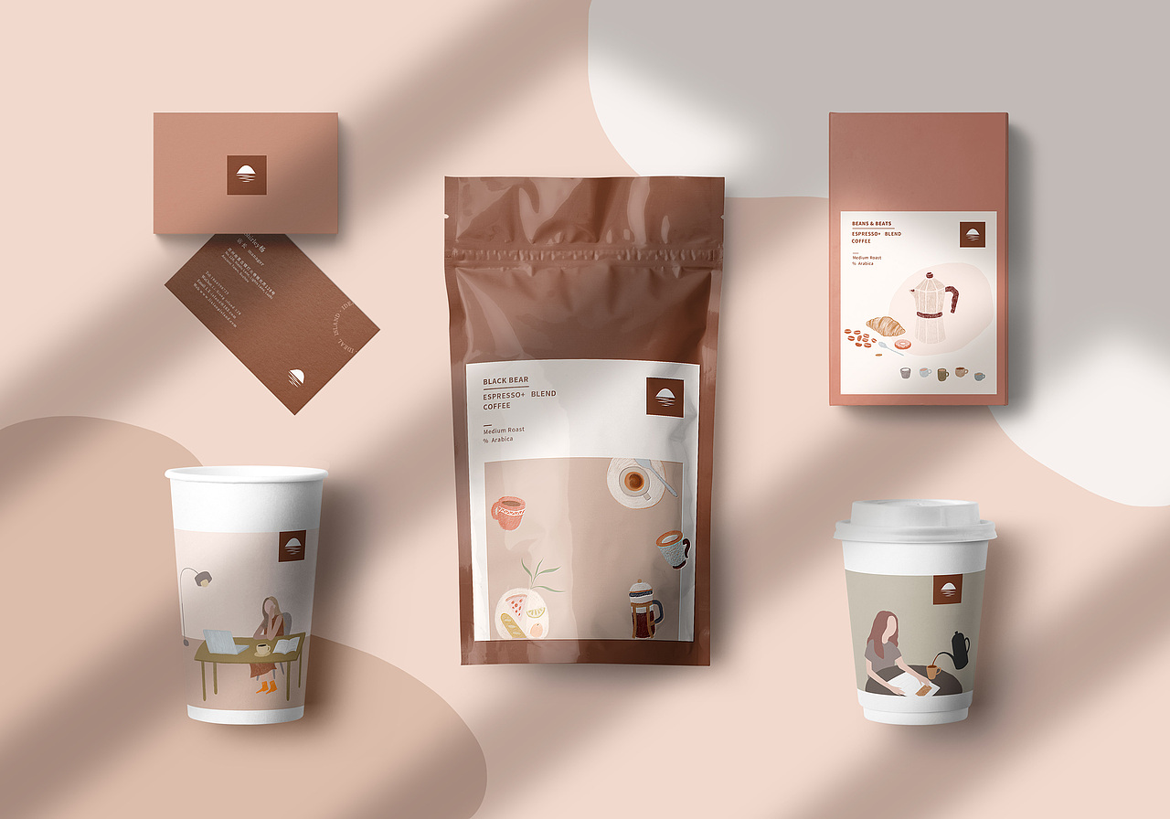 理想岛咖啡品牌设计（图ZMjU3MzI2MzA4） - 品牌 - 站酷设计师Lanna蓝纳设计原创素材 - 站酷ZCOOL