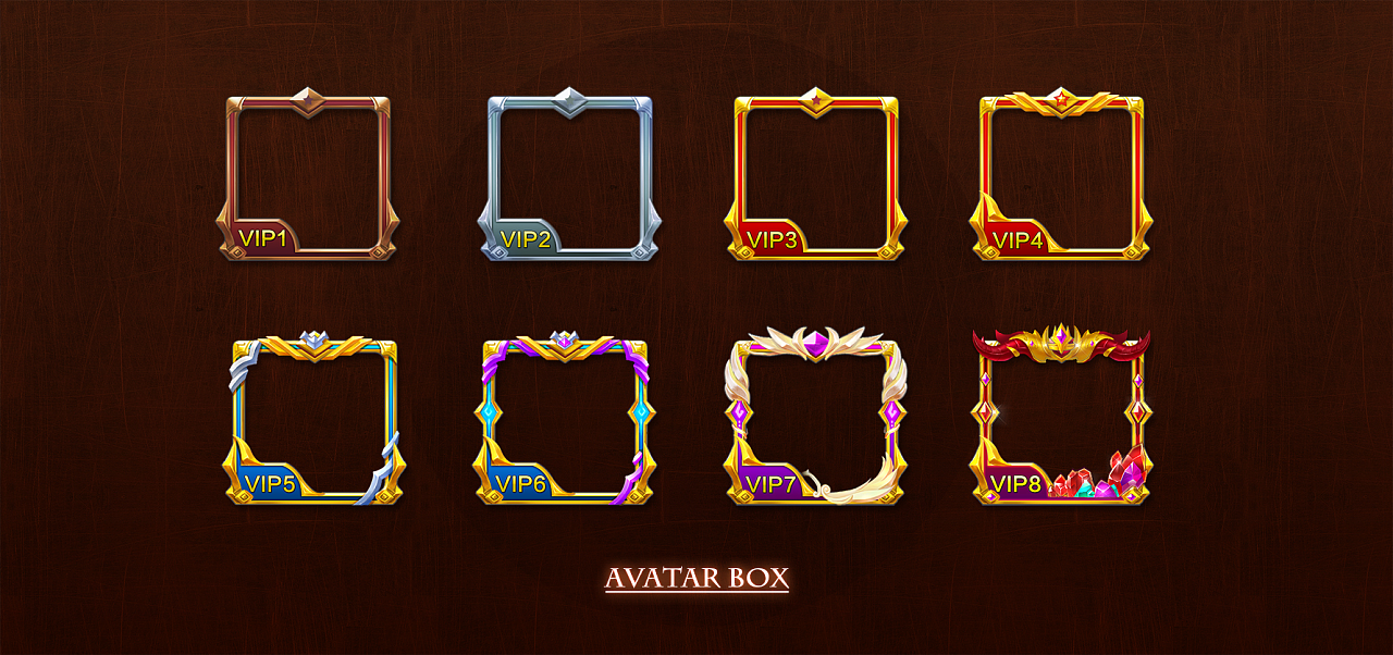 角色头像框|ui|游戏ui|zerosisheng - 原创作品 - 站酷 (zcool)