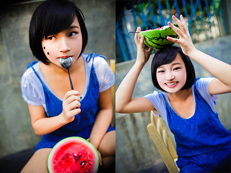 恰西瓜啦,思密达