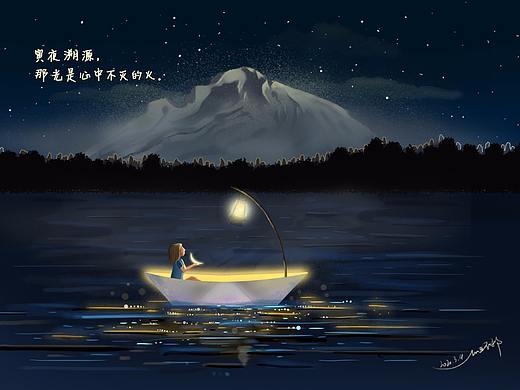 治愈系插画森林