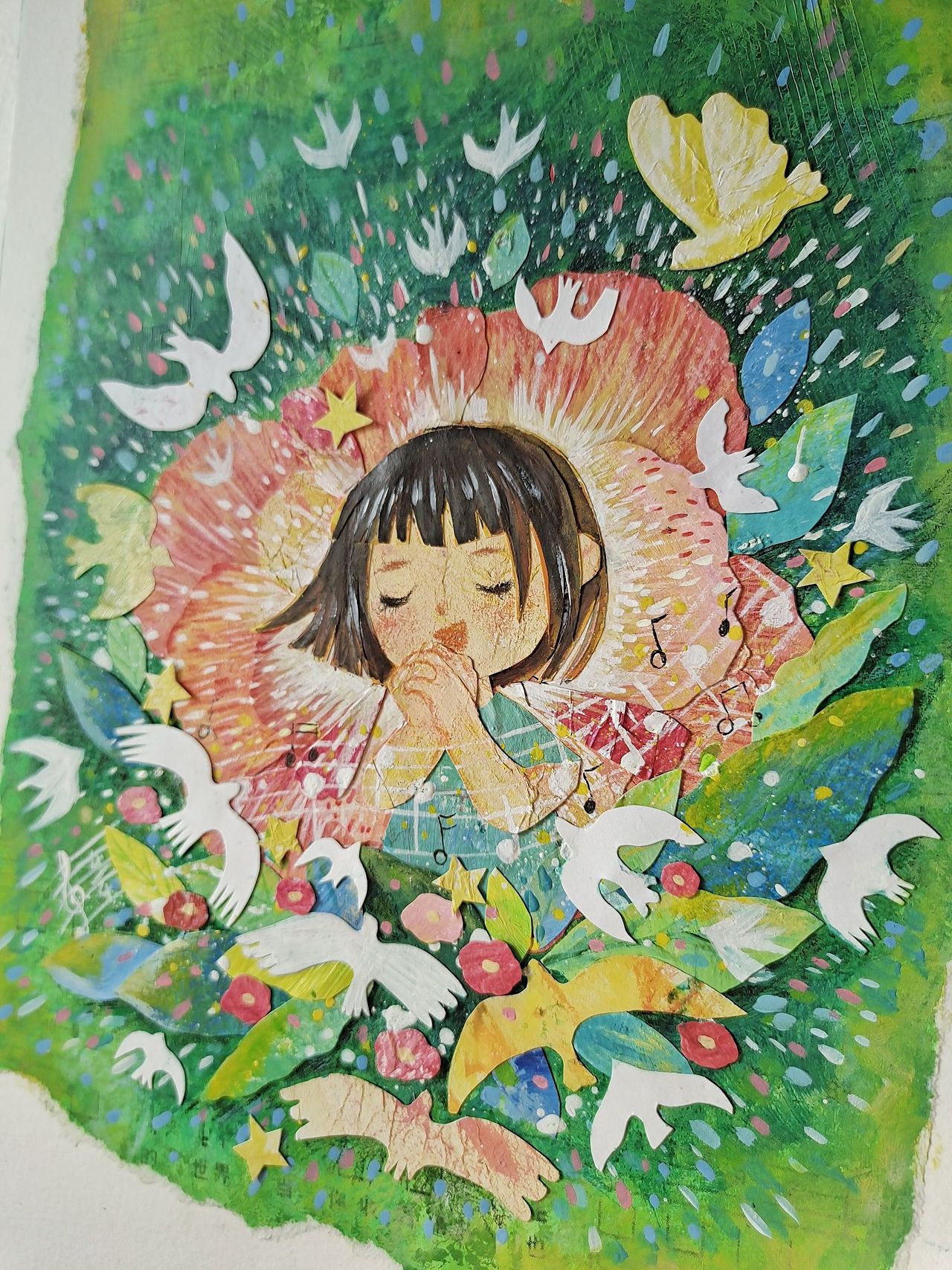原创插画&剪贴画&歌颂（图ZMzIyNjI3MTM2） - 艺术插画 - 站酷设计师张天奇原创素材 - 站酷ZCOOL