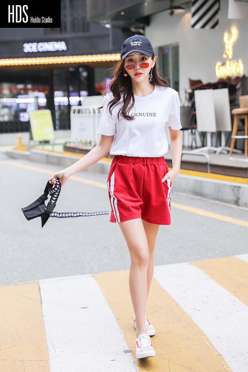 韩国模特韩风女装韩国街景拍摄