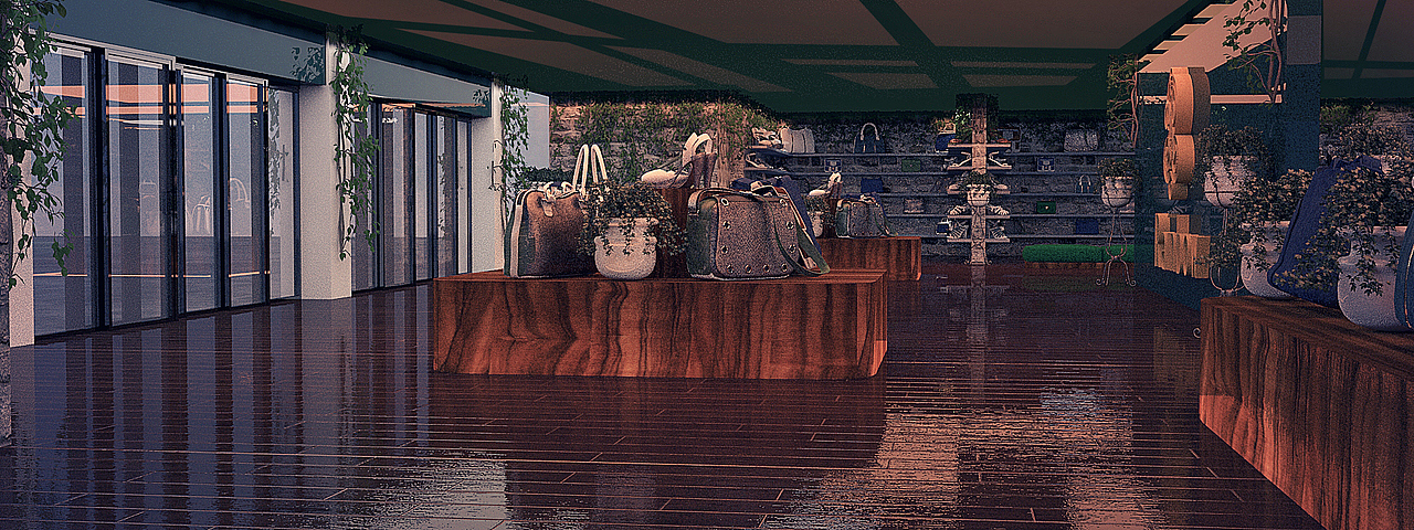 鞋包专卖店（图ZMTU2NTQ2OTQ4） - 家装设计 - 站酷设计师猫念鱼原创素材 - 站酷ZCOOL