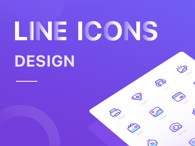 LINE ICONS DESIGN_木子罗-站酷ZCOOL