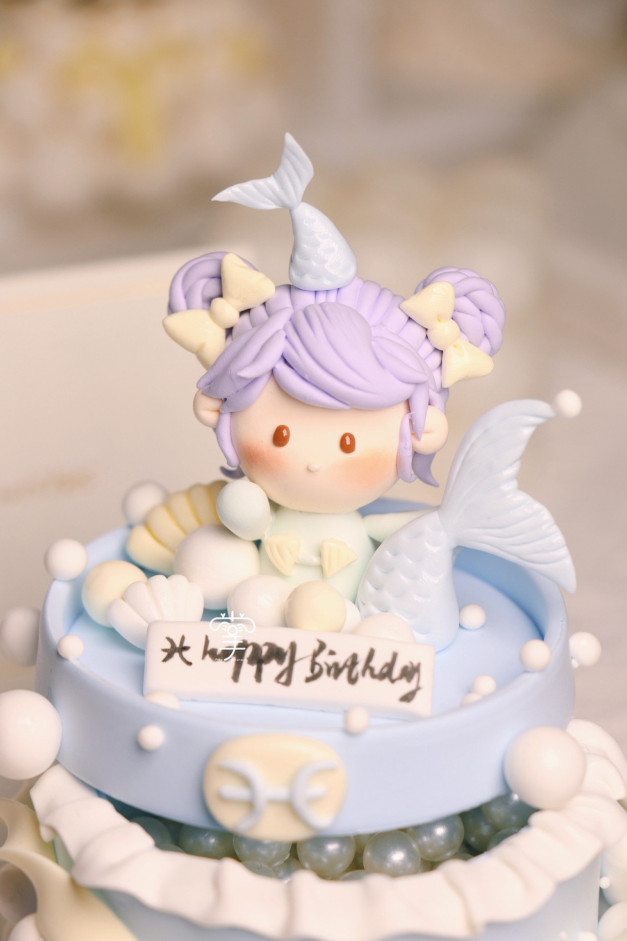 双鱼座蛋糕礼物盒