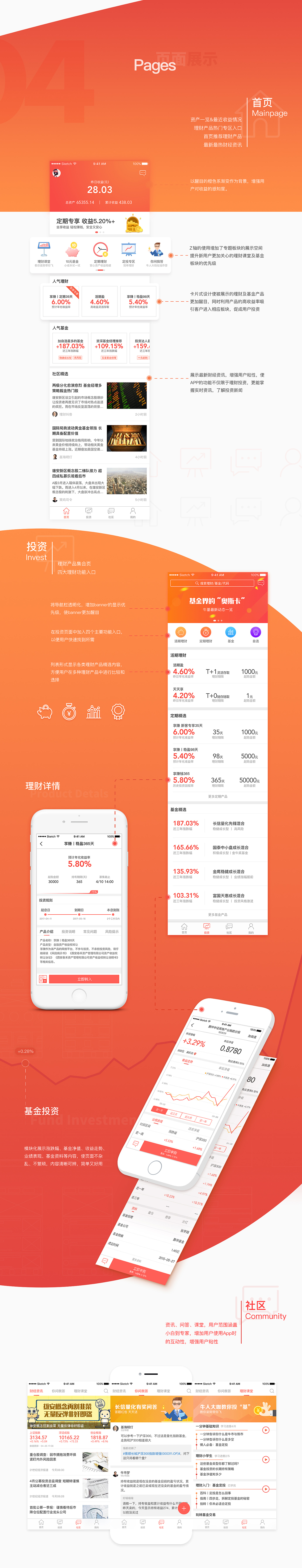 理财App-享赚（图ZNzgyODI3MDg=） - APP界面 - 站酷设计师龙七七_原创素材 - 站酷ZCOOL