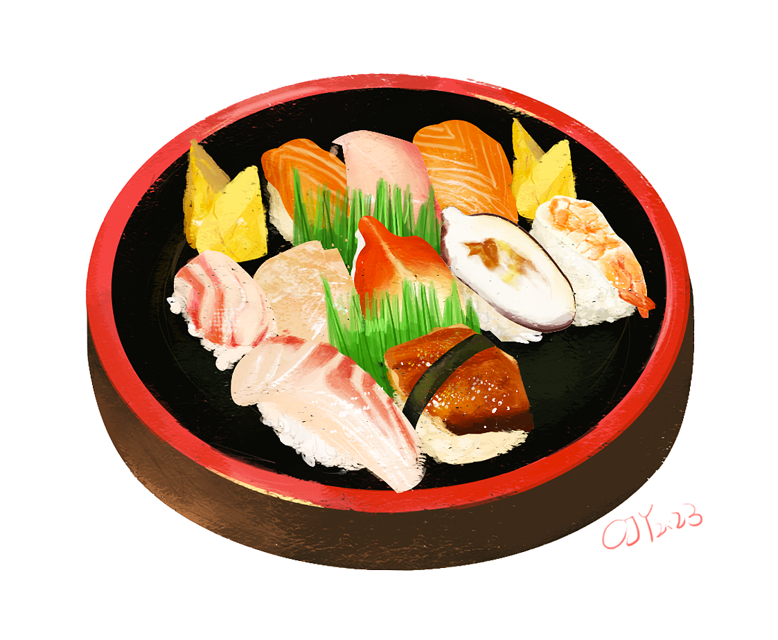 Sushi Illustrations - a photo on Flickriver