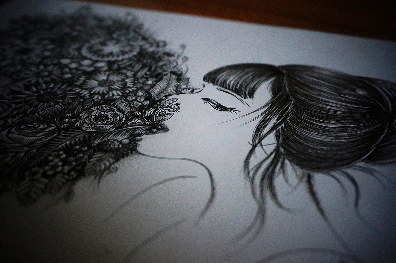 花奴系列（图ZMzQ0OTk4MDg=） - 绘画 - 站酷设计师兔籽Echo原创素材 - 站酷ZCOOL