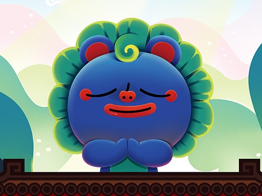 小青狮-五台山ip形象设计