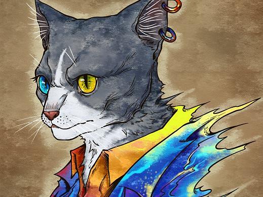 猫の纹样