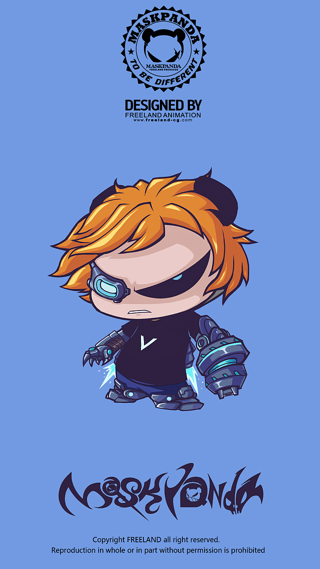 lolmaskpanda手机壁纸系列