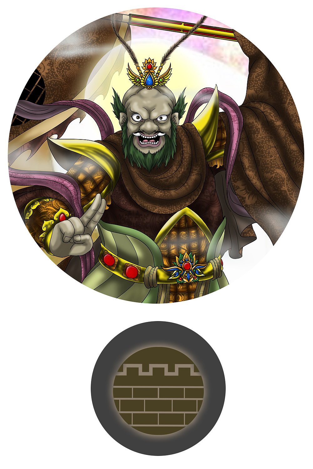 土德星君 "土曜"也者,又名"镇星",黄道五曜之一,掌明界沉定凝敛之气.