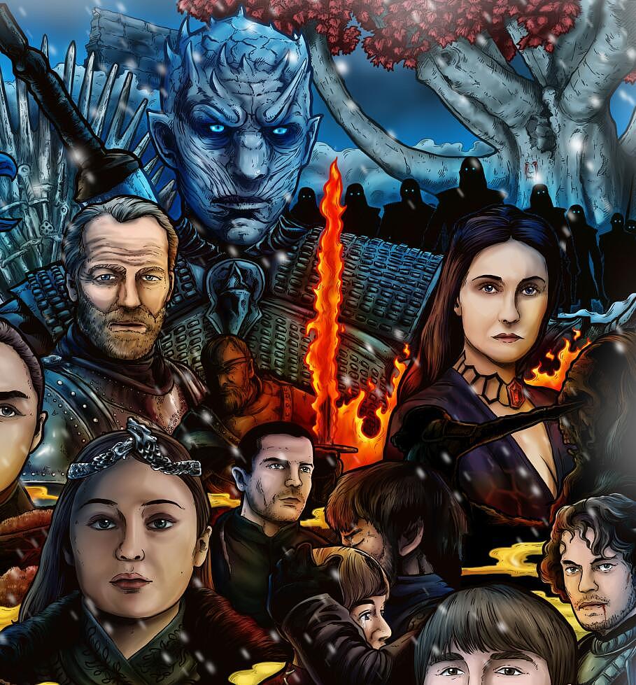 冰与火之歌权利游戏,第8季总结插画