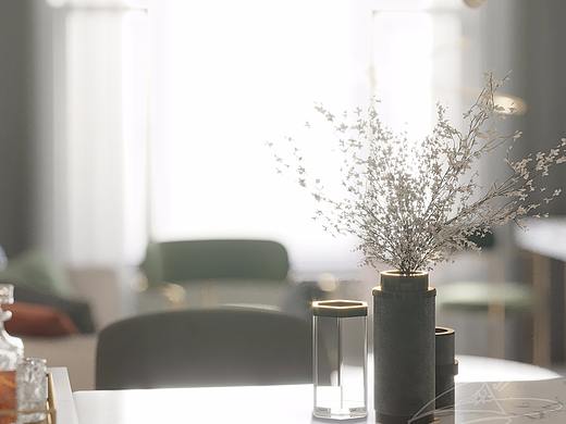 效果表现作品-安静沉稳的简约轻奢