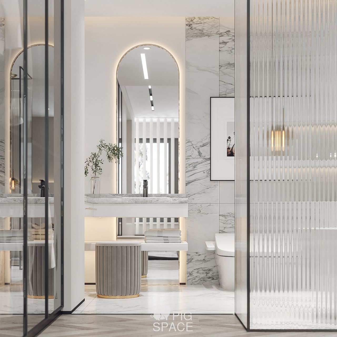 现代平层 丨 白色 巧克力（图ZMjYzOTA5OTg4） - 家装设计 - 站酷设计师PIGSPACE原创素材 - 站酷ZCOOL