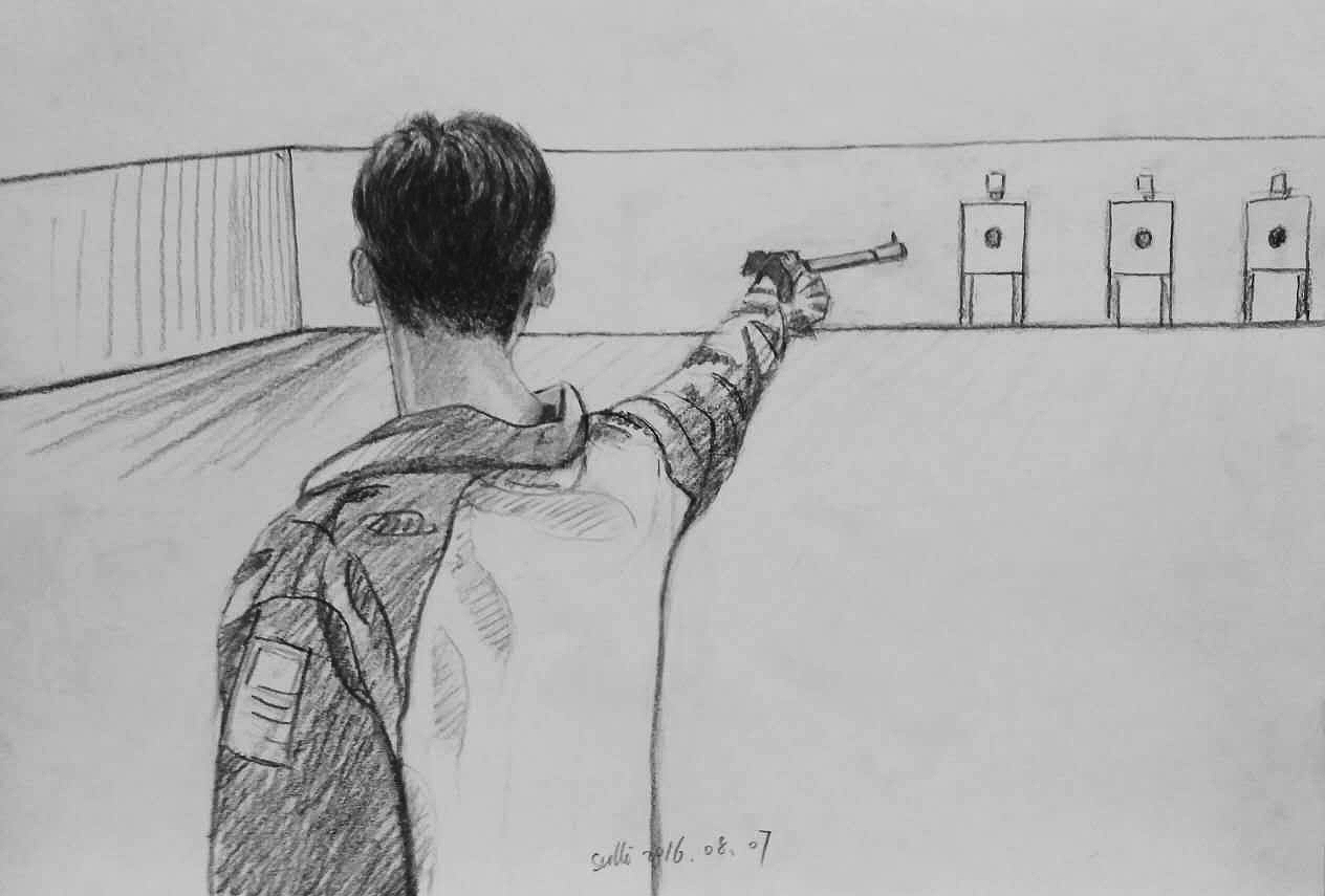 手绘 漫画 韩国 Korea 素描 UI设计