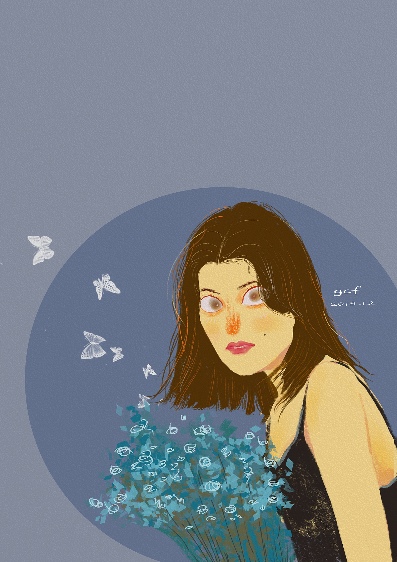 画自己|插画|插画习作|423小幸福 - 原创作品 - 站酷 (zcool)