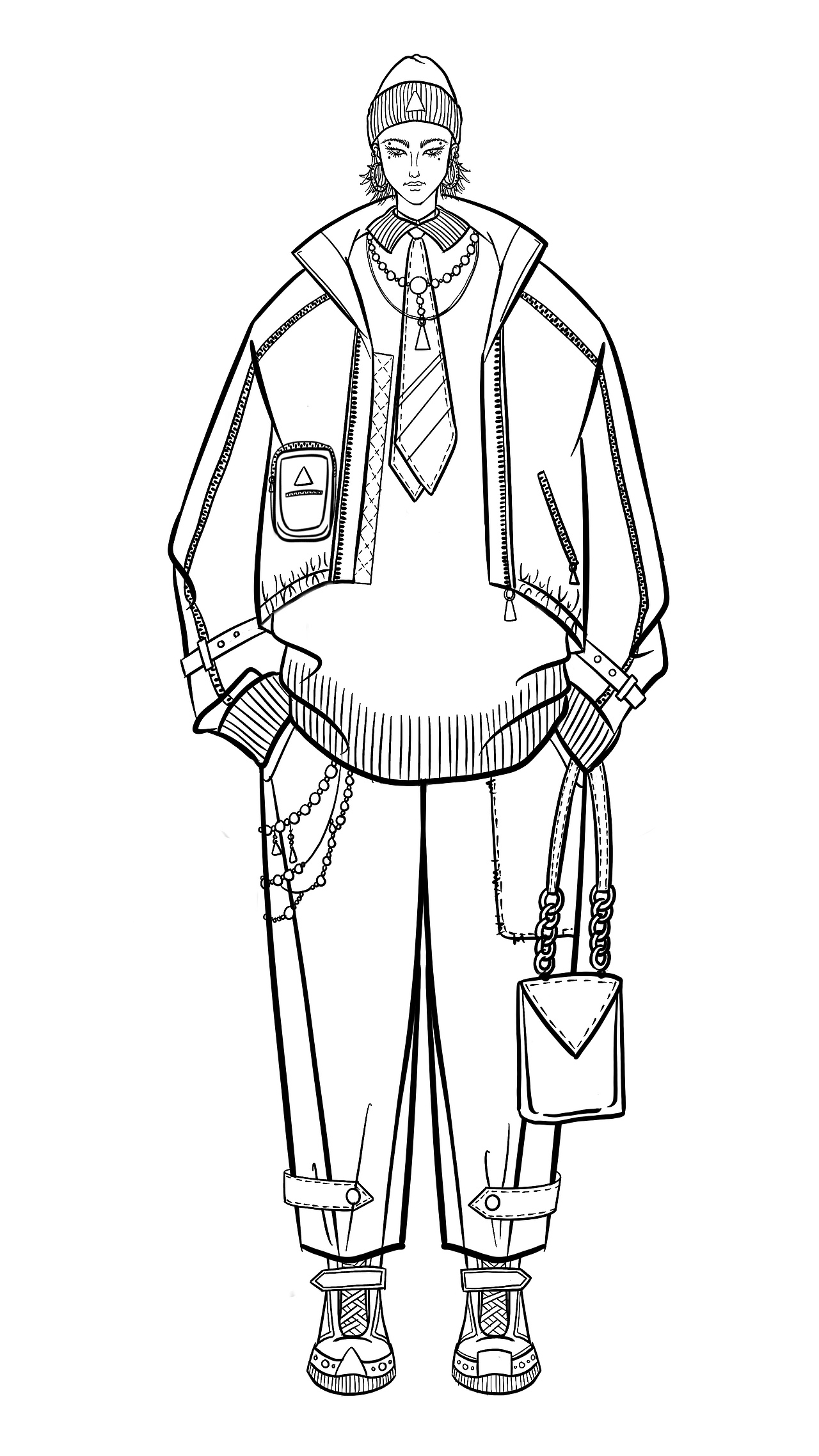 NO.12滑板少年（图ZMjAxNTM2ODk2） - 休闲/流行服饰 - 站酷设计师服装设计可可念原创素材 - 站酷ZCOOL