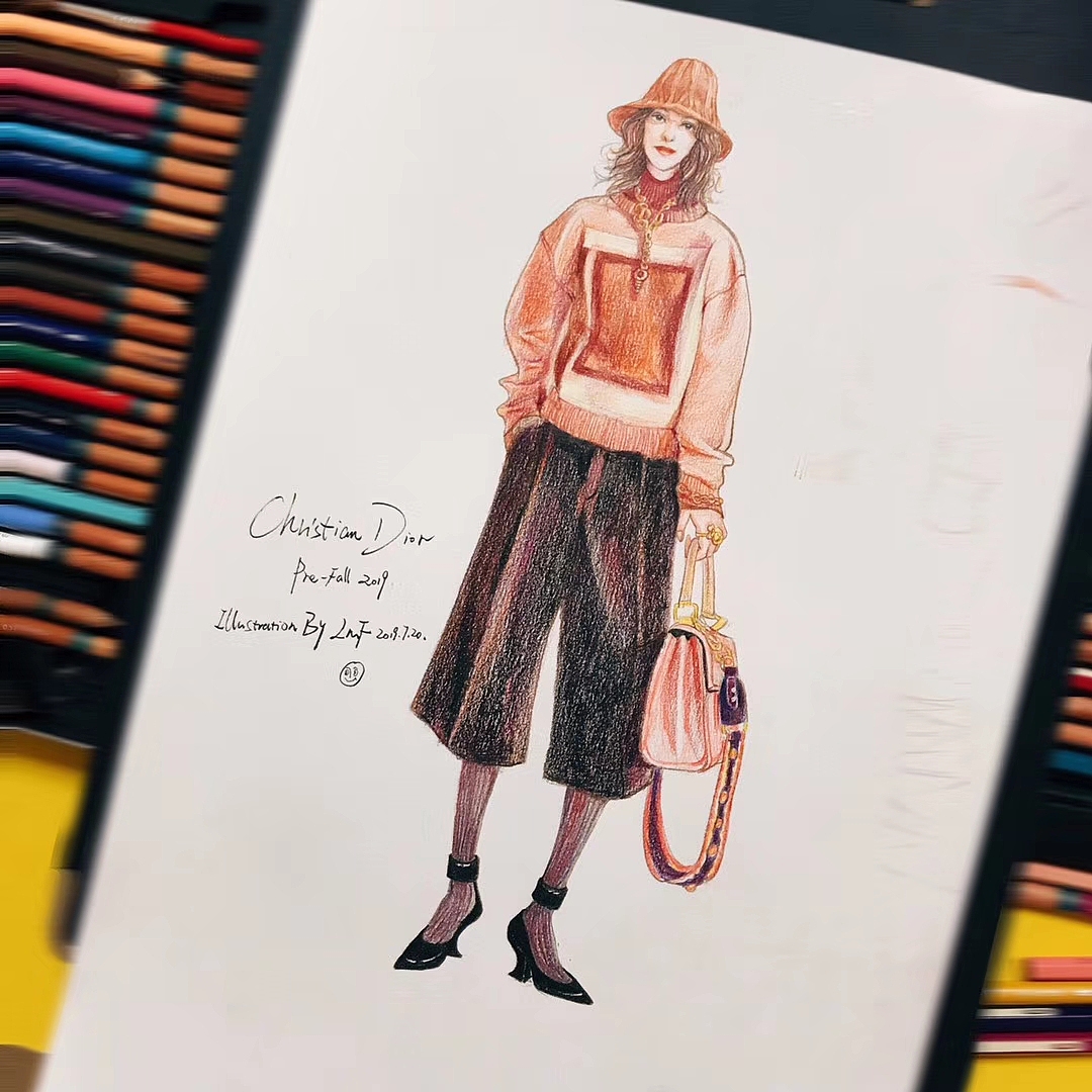 时尚插画（图ZMjU2MjA4NDI0） - 艺术插画 - 站酷设计师刘M菲mf原创素材 - 站酷ZCOOL