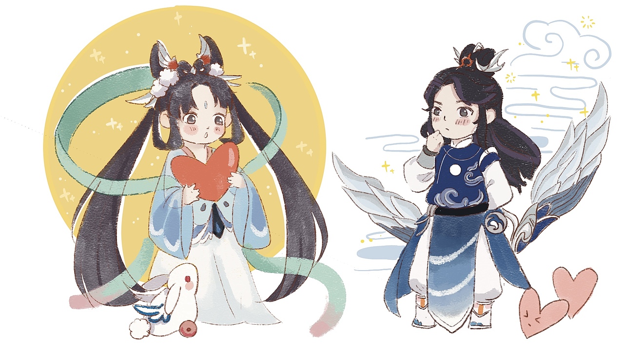 原创王者荣耀嫦娥后裔