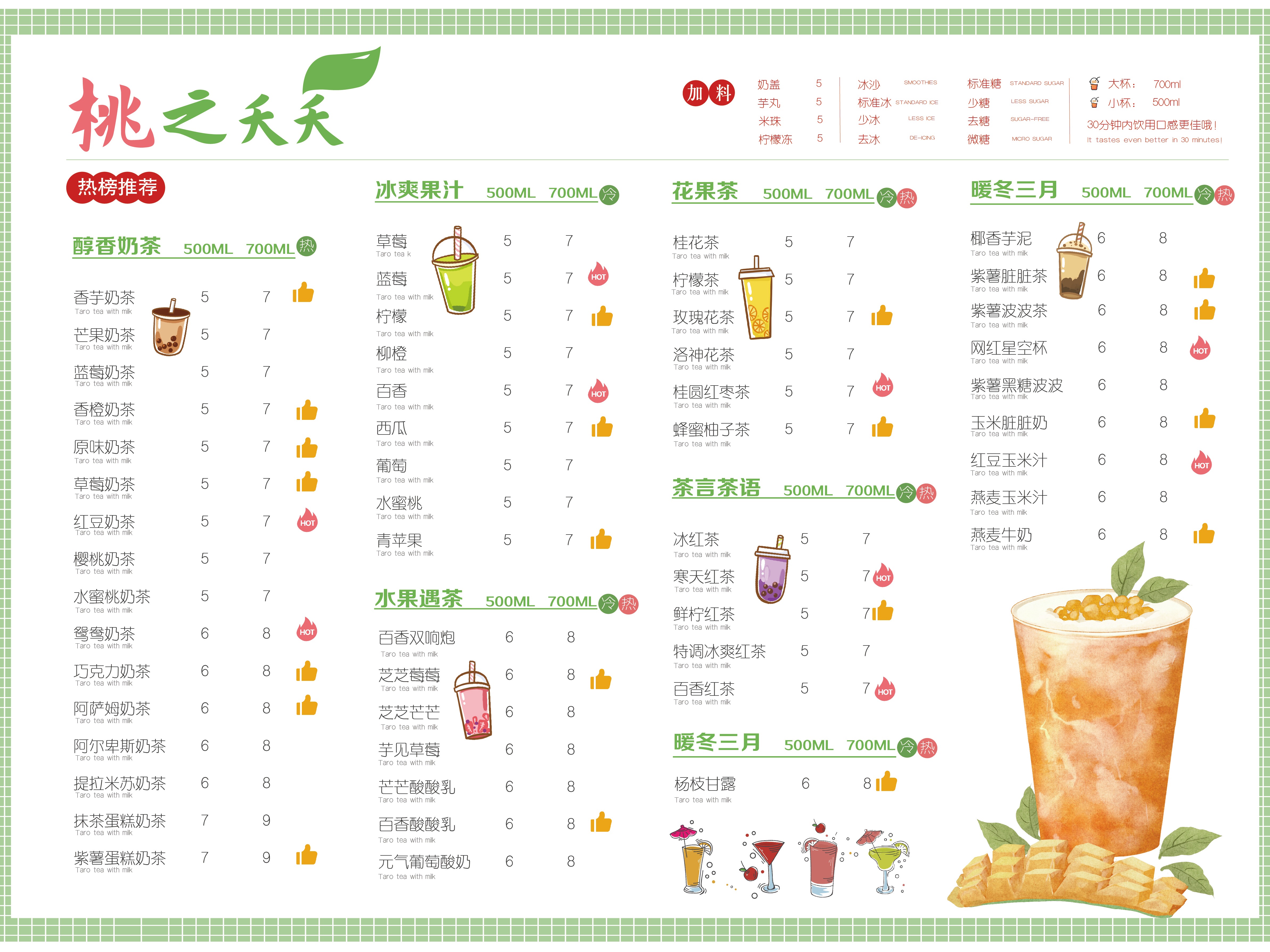 价目表