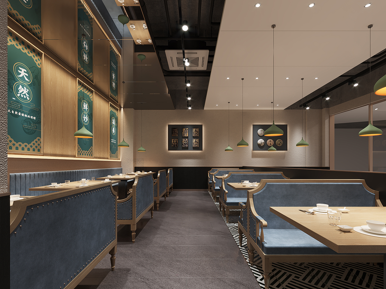 諸暨寶龍廣場弄堂邊邊云南特色餐廳設(shè)計（圖ZMjUyMjU1NTEy） - 酒店餐飲設(shè)計 - 站酷設(shè)計師小四月design原創(chuàng)素材 - 站酷ZCOOL