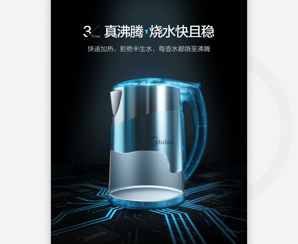 美的YR1209S-X饮水机详情页设计分享