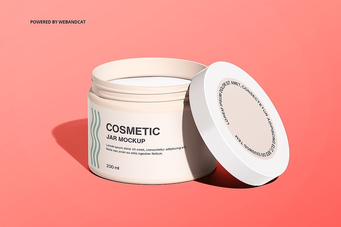 化妆护肤品包装瓶子包装盒样机mockups(PSD)