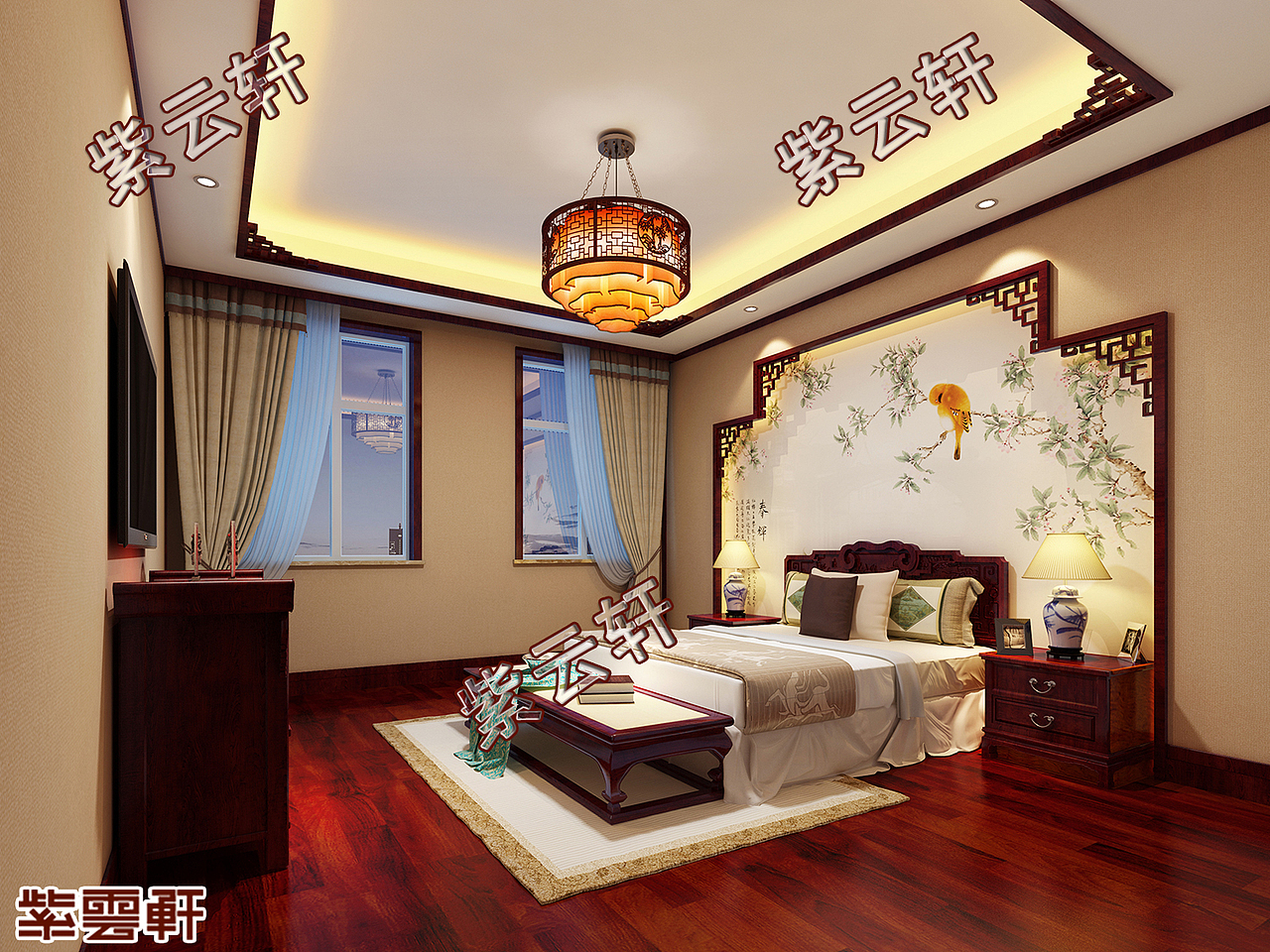 简约中式复式设计装修 大空间小宫殿的享受（图ZMjc2OTg5ODMy） - 家装设计 - 站酷设计师紫云轩中式原创素材 - 站酷ZCOOL