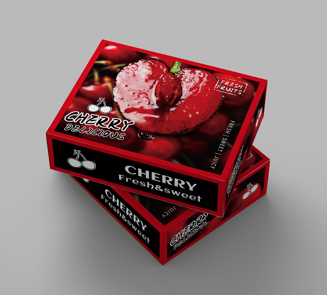 车厘子天地盖包装盒