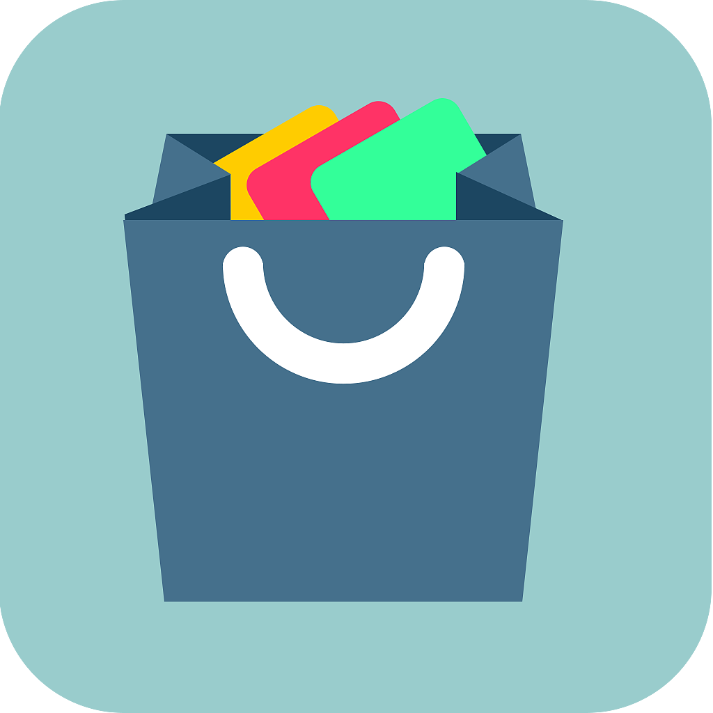 iOS系统商店类App启动图标设计