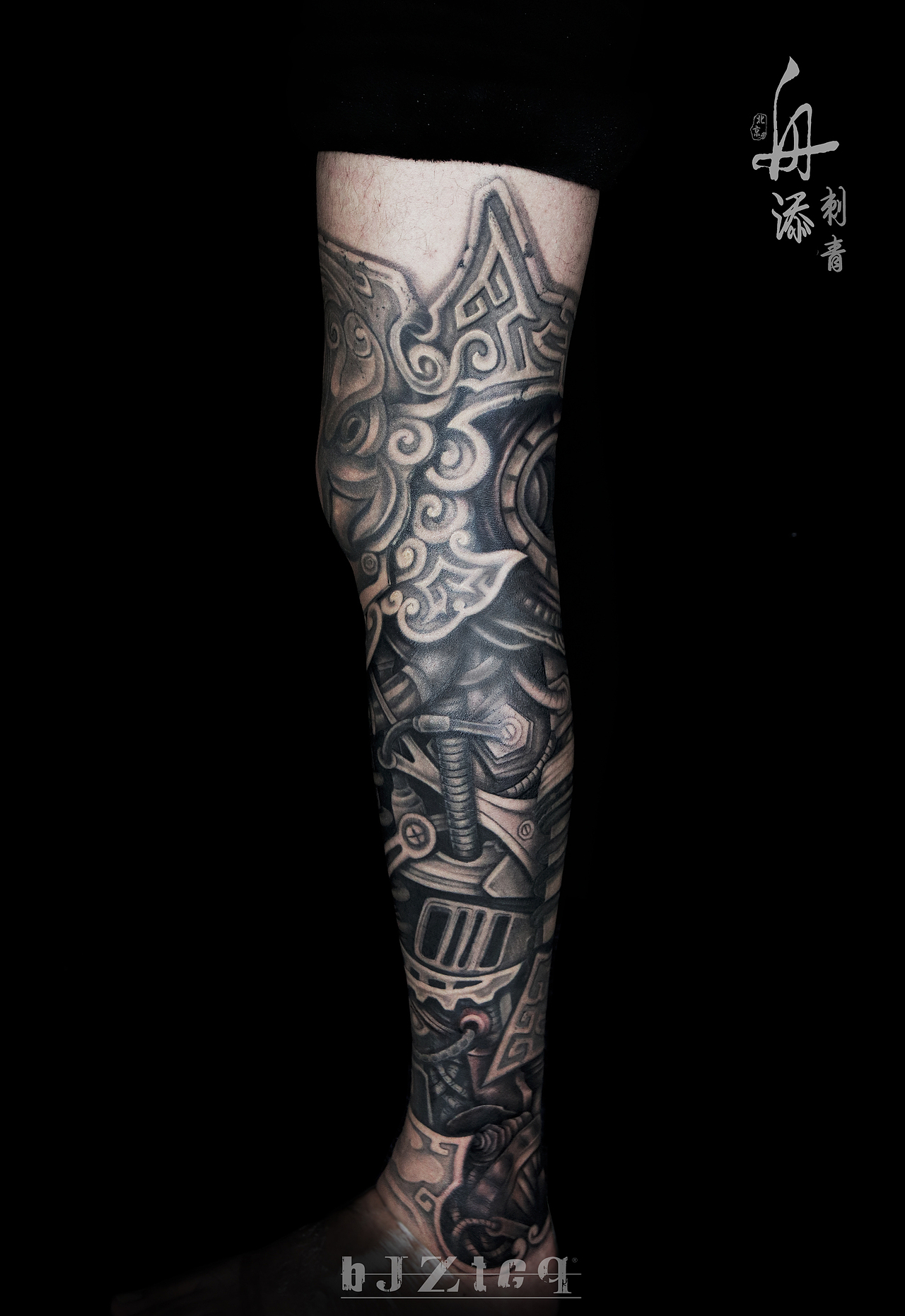 甲胄机械腿（图ZMTkyMTU5MzEy） - 其他 - 站酷设计师北京舟添刺青原创素材 - 站酷ZCOOL