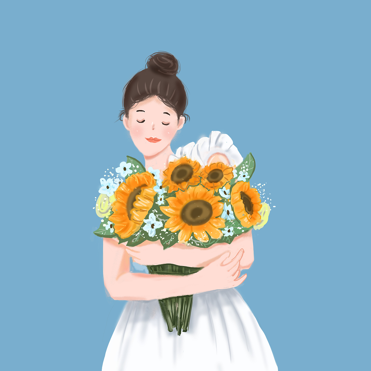 向阳女孩