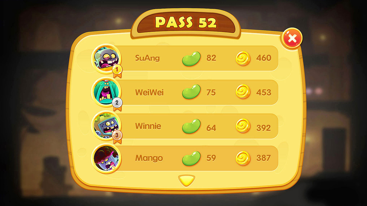 游戏UI：《Monsters Run！》（图ZMjkyMDE3OTY=） - 游戏UI - 站酷设计师乙耙原创素材 - 站酷ZCOOL