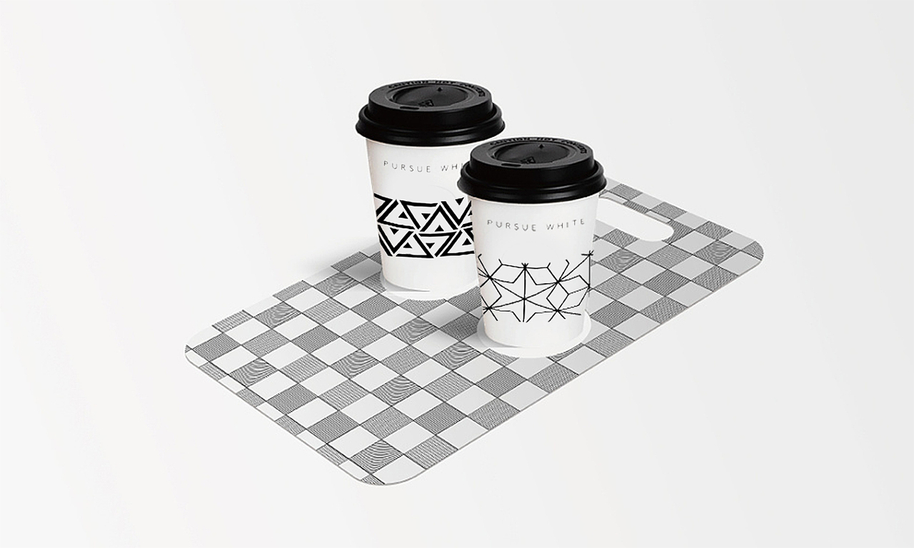 寻白 | 饮品标志设计