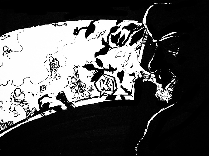 漫画《核战》（图ZMTE3MzI4OTY=） - 中/长篇漫画 - 站酷设计师Edwarde_Liu原创素材 - 站酷ZCOOL