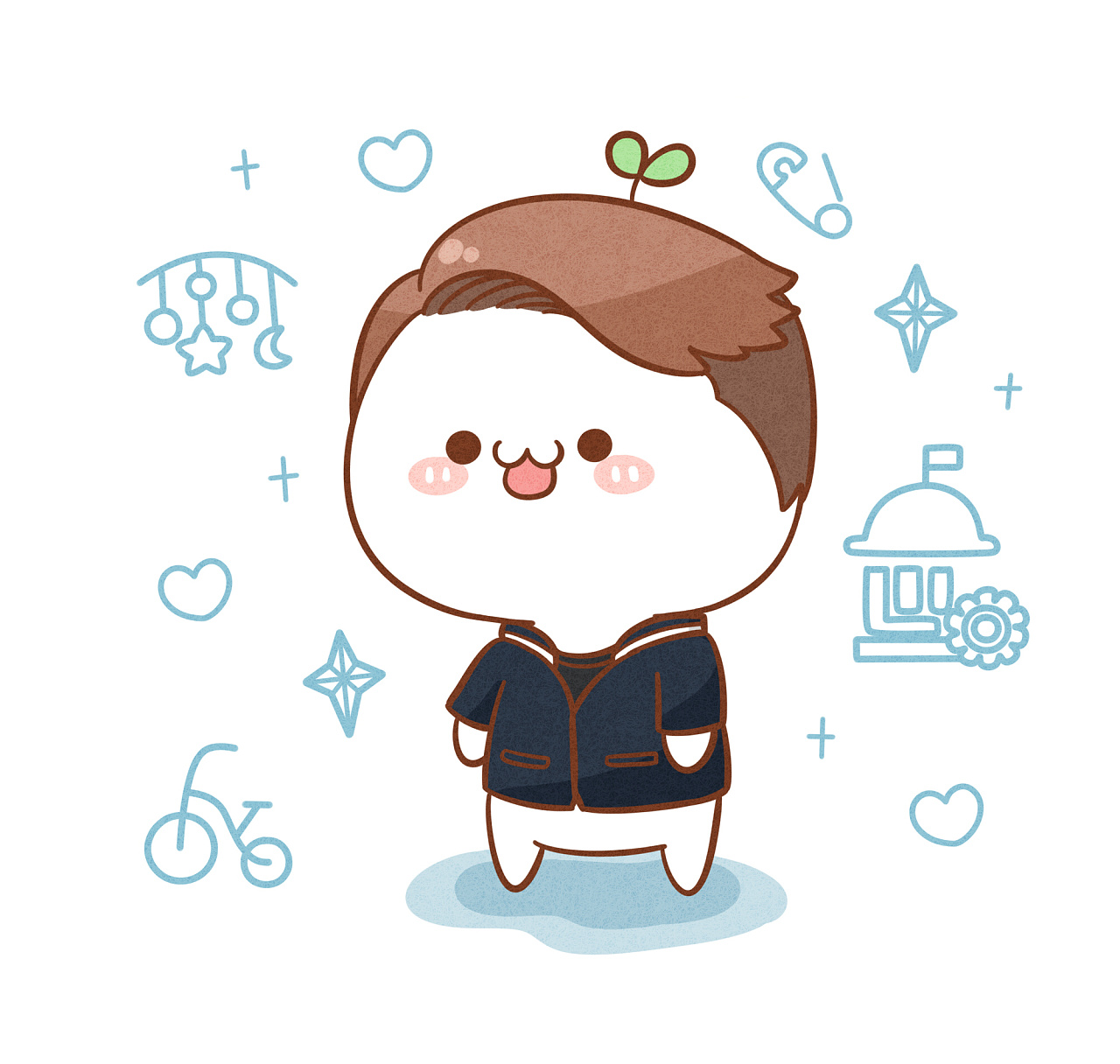 【头像×长草颜团子】热播剧《团子的名义》来辣 (>  )з