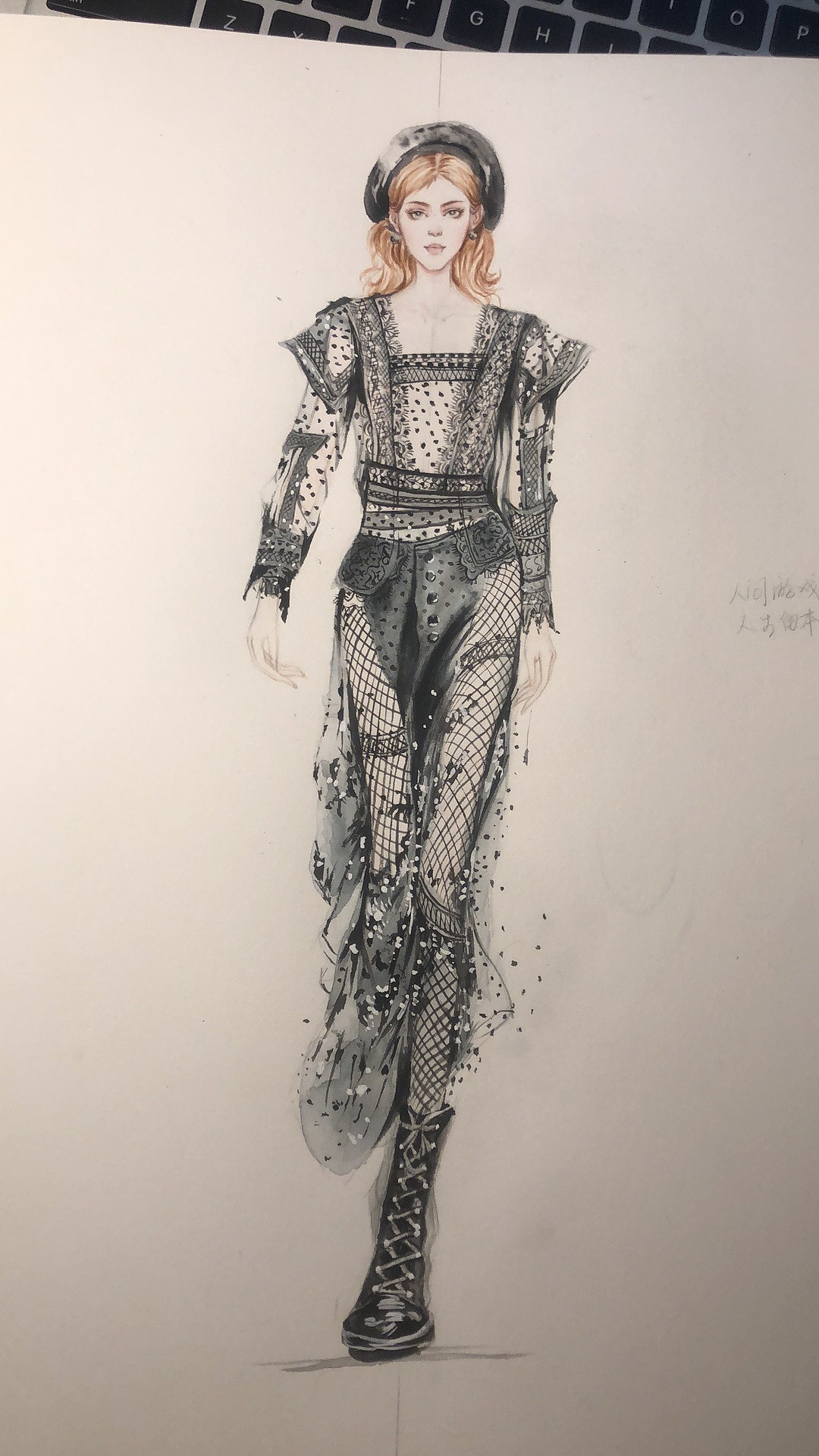 服装手绘效果图