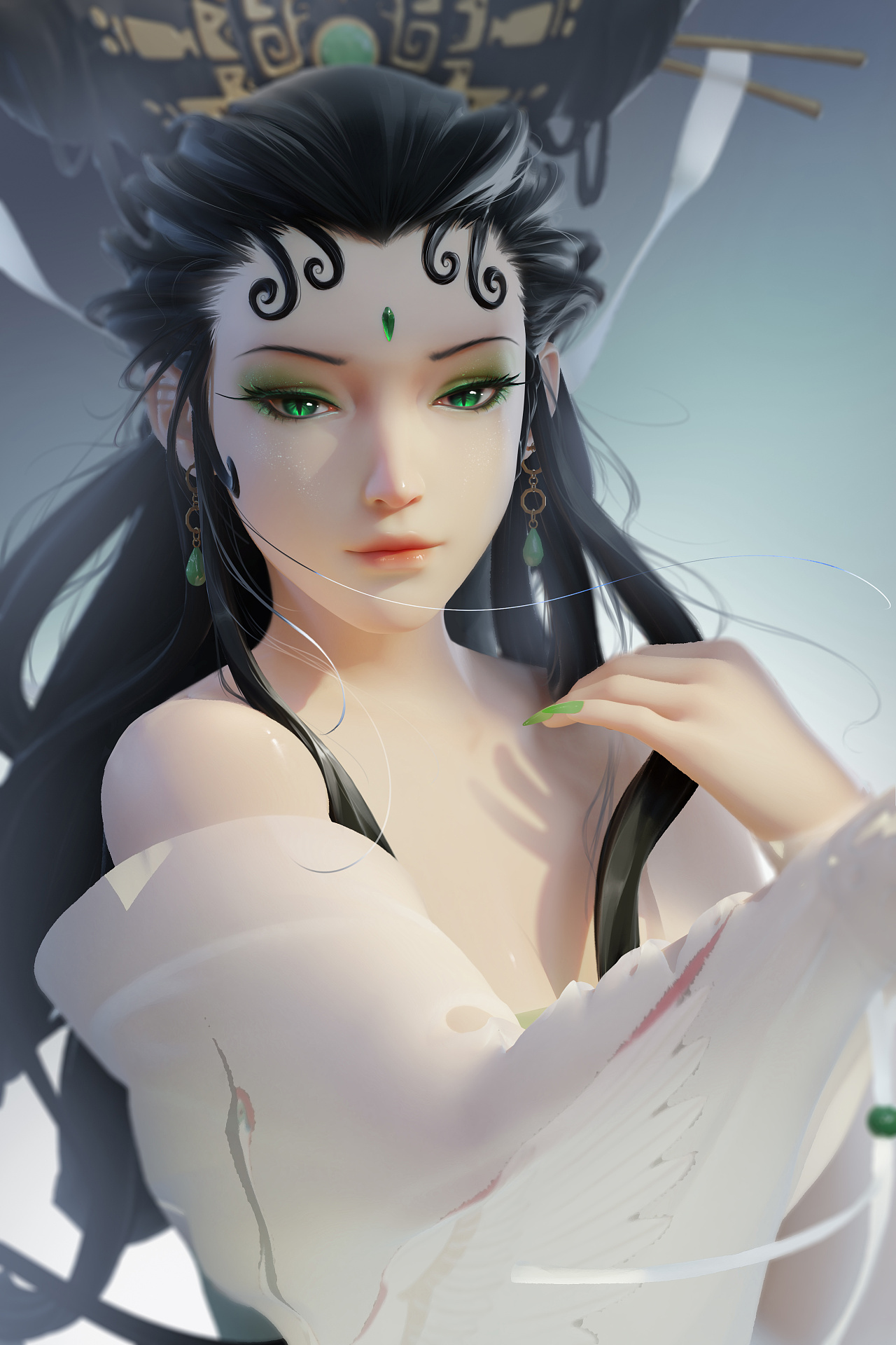 小白头像|插画|游戏原画|fuuym - 原创作品 - 站酷 (zcool)