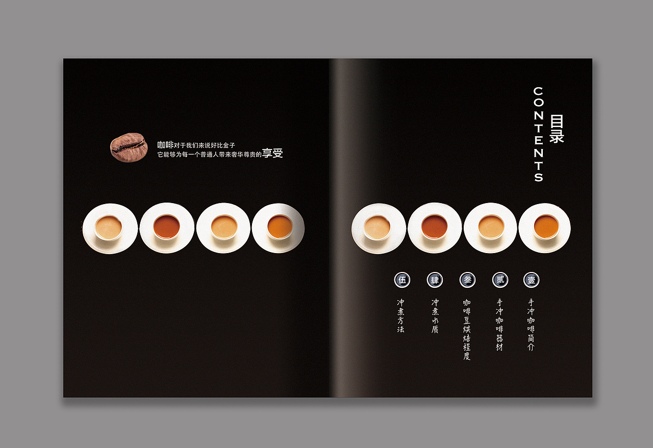 咖啡画册设计