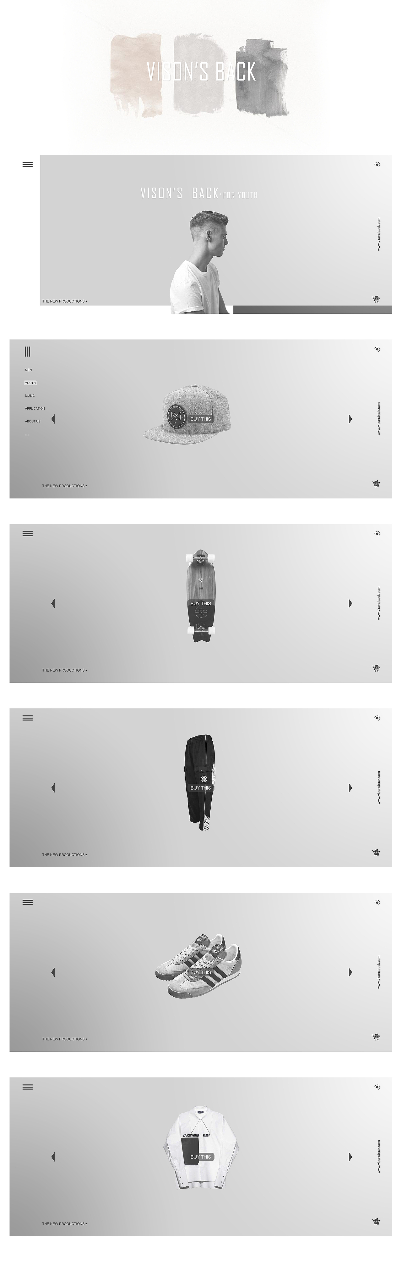 Vsion's Back - Website Design（图ZOTYwMjkwMjg=） - 电商 - 站酷设计师zaenaa原创素材 - 站酷ZCOOL