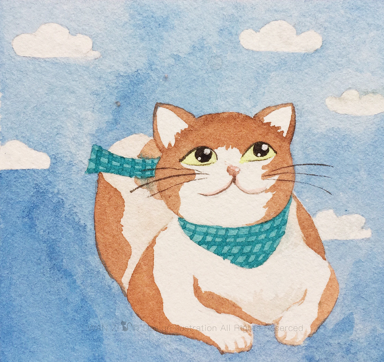 平涂了9只可爱的猫咪 |纯艺术|绘画|爱吃丸子的猫_原创作品-站酷zcool